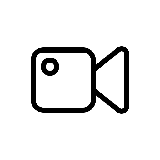 Video calling video camera record interface icon Video calling video camera record interface icon