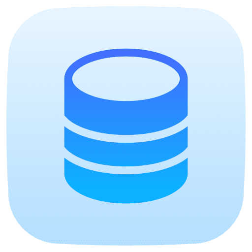 Database database data storage ui icon