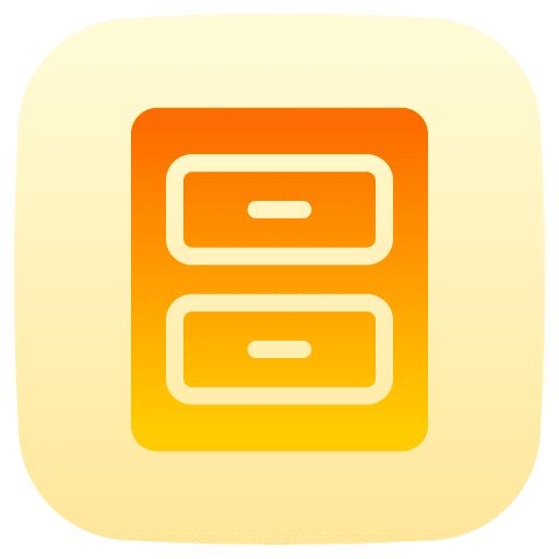 Drawer archive furniture and household office material icon Drawer archive furniture and household office material icon