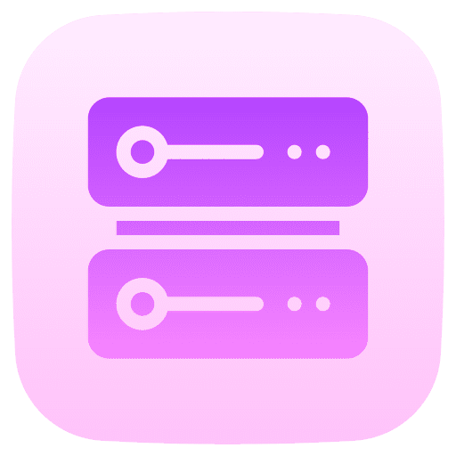 Server storage seo and web multimedia icon Server storage seo and web multimedia icon