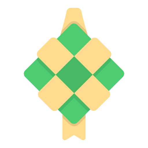 Ketupat food and restaurant eid al fitr ramadan icon