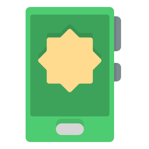 Ramadan prayer religious smartphone icon Ramadan prayer religious smartphone icon
