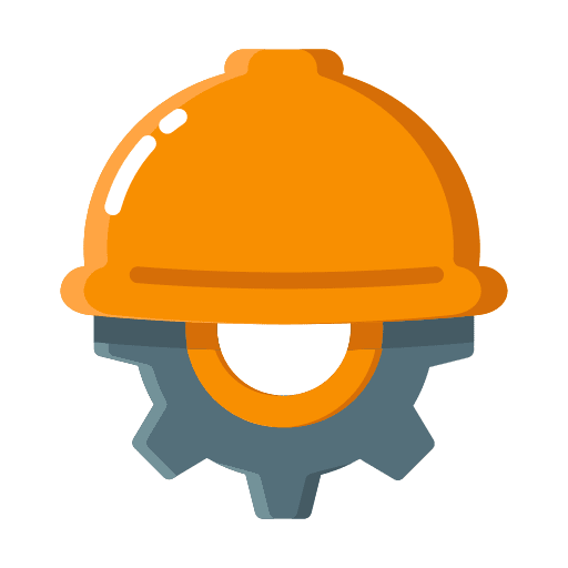 Gear labor engineer construction and tools icon