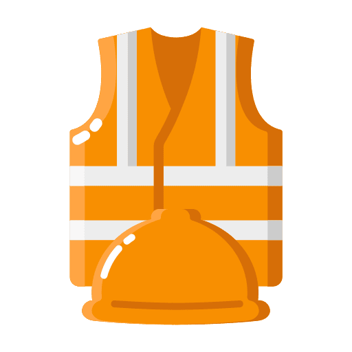 Safety at work labour safety at work helmet icon