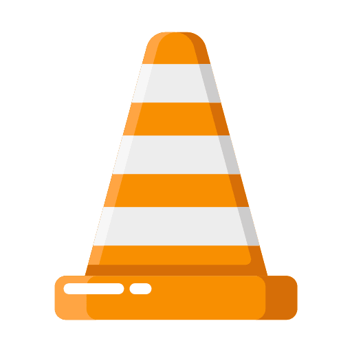 Traffic cone road sign engineering traffic cone icon Traffic cone road sign engineering traffic cone icon