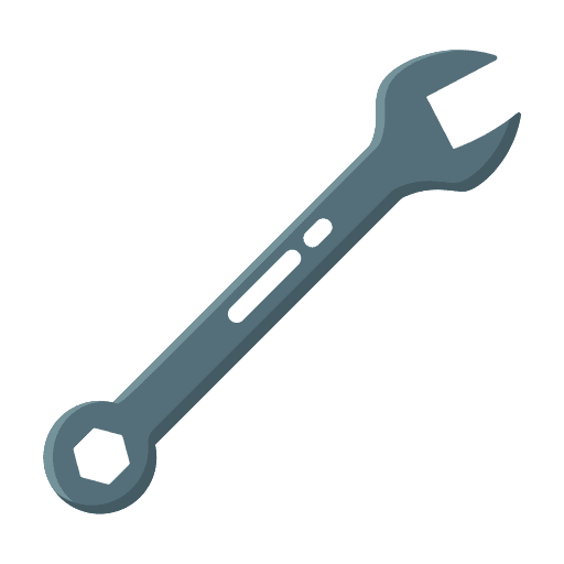 Wrench construction tools labour wrench icon