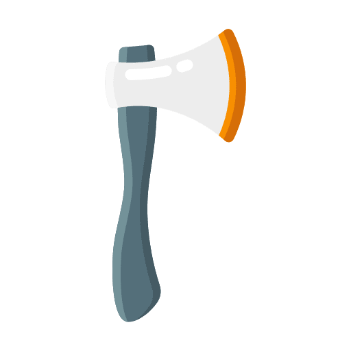Axe worker hatchet labor day icon Axe worker hatchet labor day icon