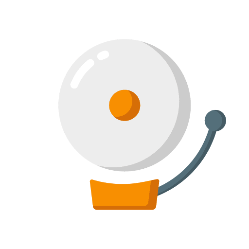 Bell alarm engineering construction tools business icon Bell alarm engineering construction tools business icon