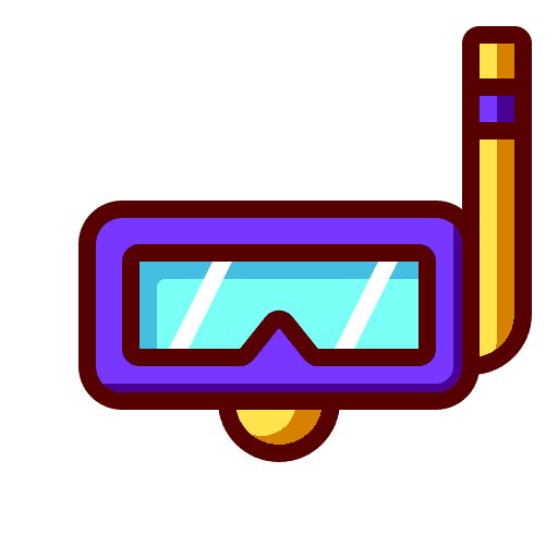 Diving mask diving mask sports and competition scuba diving icon Diving mask diving mask sports and competition scuba diving icon