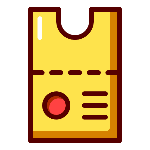 Ticket holiday validating ticket entertainment icon Ticket holiday validating ticket entertainment icon