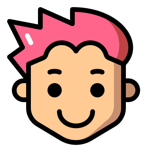 Avatar boy young user icon