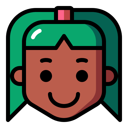 Woman girl person profile icon Woman girl person profile icon