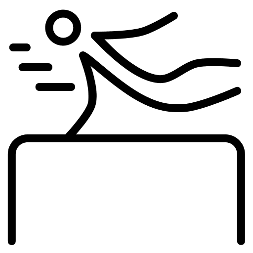 Gymnastics human acrobat athlete icon Gymnastics human acrobat athlete icon