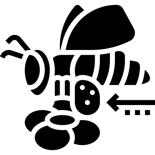 Bee animal kingdom nature fly icon