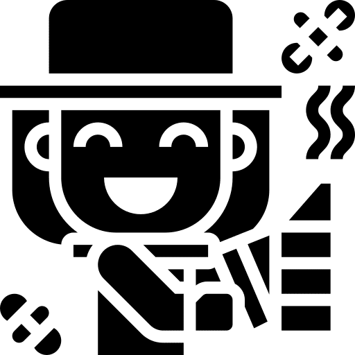 Smoker beekeeping smoker man icon