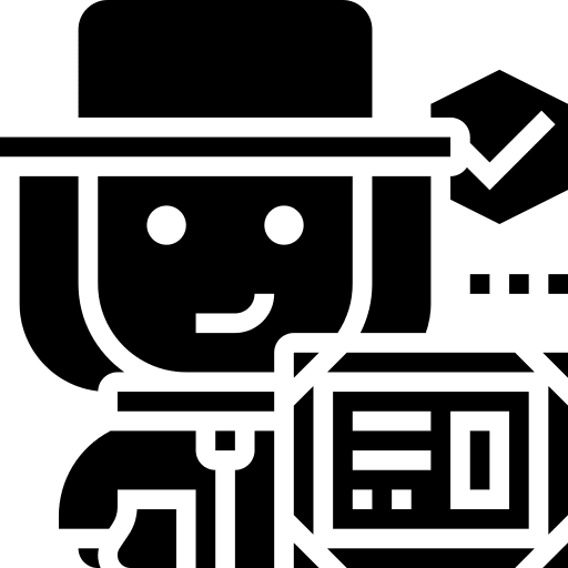 Certificate apiary user farming and gardening icon