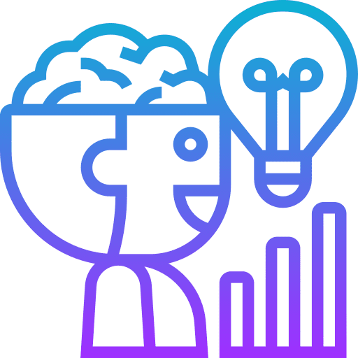Thinker mind thinker man icon