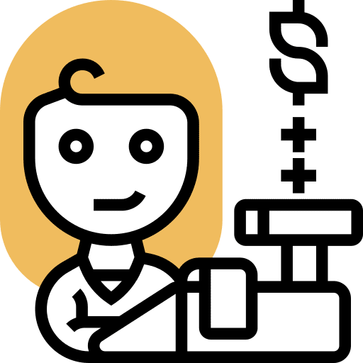 Cashier commerce invoice receipt icon Cashier commerce invoice receipt icon