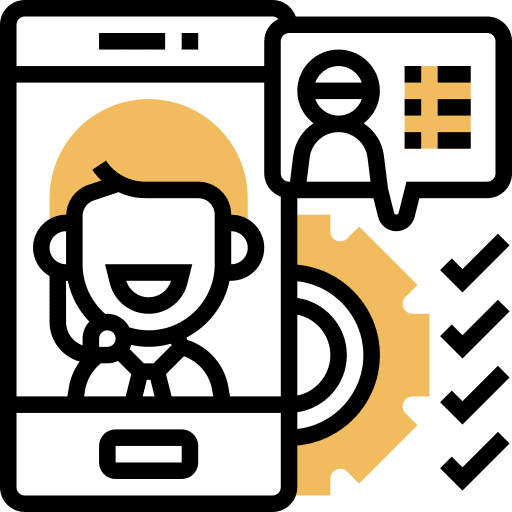 Customer service user operator information icon
