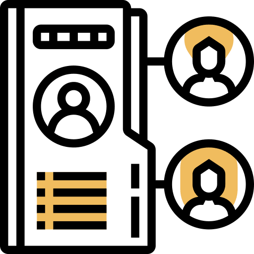 Employee employee file storage office material icon
