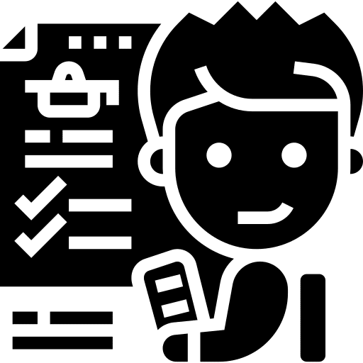 Course schedule university student icon
