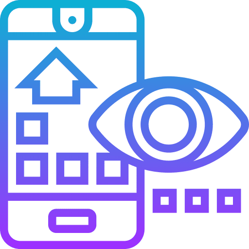Monitoring electronics security cctv camera icon