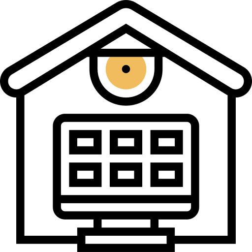 Surveillance electronics surveillance computer icon