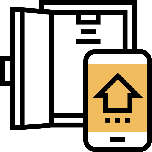 Door entrance sensor house icon Door entrance sensor house icon