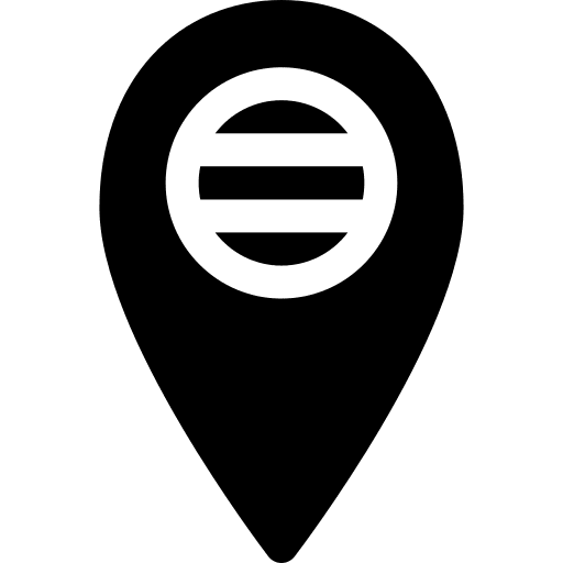 Pointer geolocalization maps and location map point icon