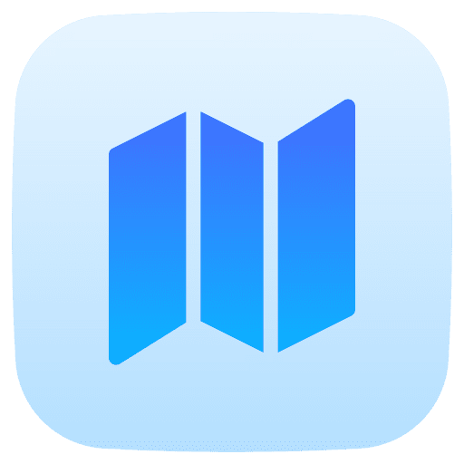Map position orientation geography icon