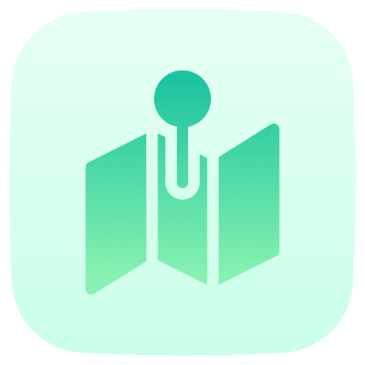 Location pin map position location icon