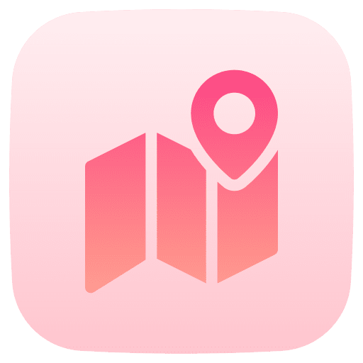 Map position region location icon Map position region location icon