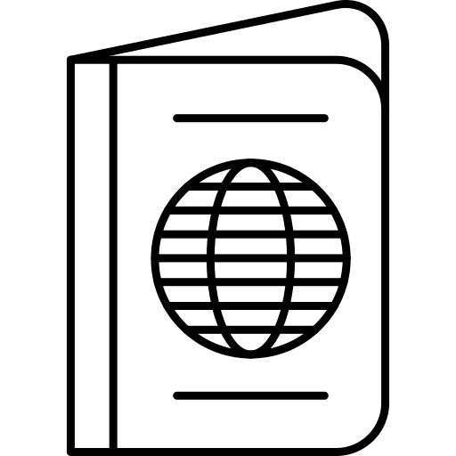 Passport identity passport identification icon Passport identity passport identification icon