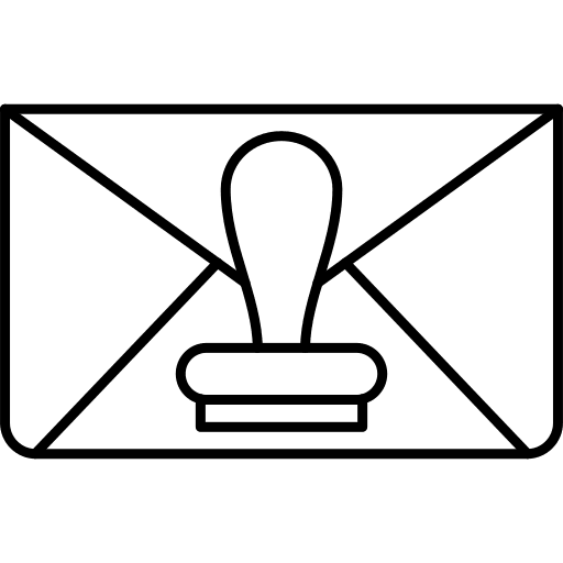 Approved office material certificate communications icon Approved office material certificate communications icon