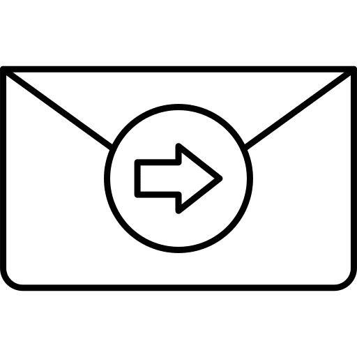 Send communications message text icon