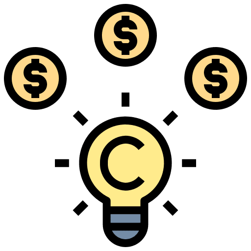 Copyright sale copyright intellectual property icon Copyright sale copyright intellectual property icon