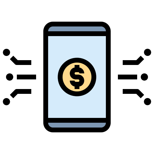 Digital digital online asset icon