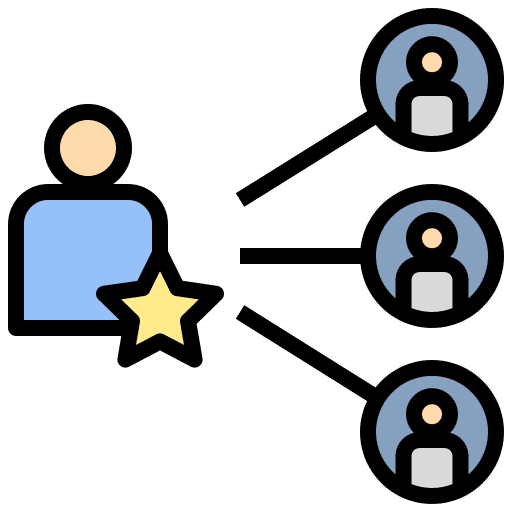 Subscriber marketing follower leader icon Subscriber marketing follower leader icon