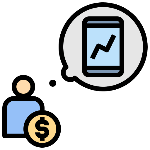 Investment management business and finance investment icon Investment management business and finance investment icon