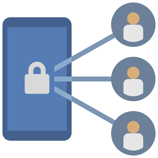 Private member social network group icon