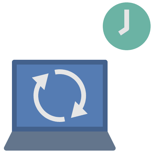 Update daily sync factory reset icon