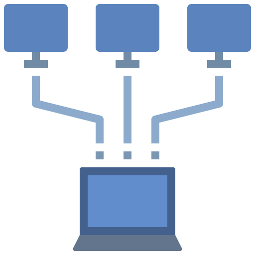 Control network server client icon Control network server client icon