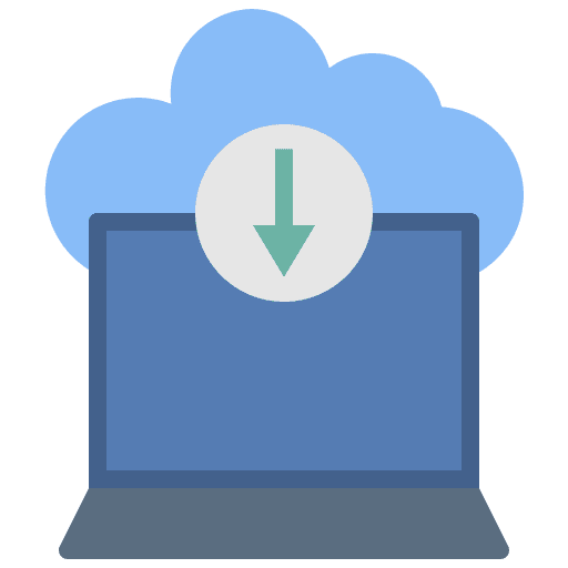 Download update installation data icon Download update installation data icon