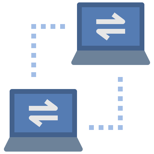 Remote control remote transfer icon