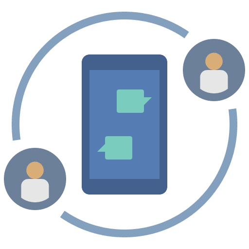Social media social media networking community icon Social media social media networking community icon