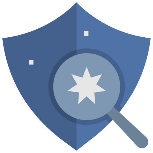 Vulnerability security find unprotected icon Vulnerability security find unprotected icon