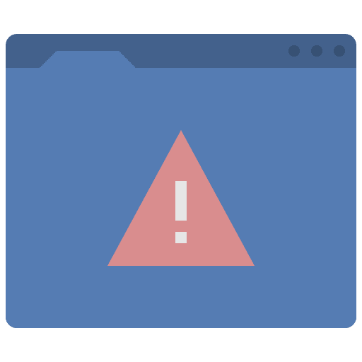 Website error certificate security icon Website error certificate security icon