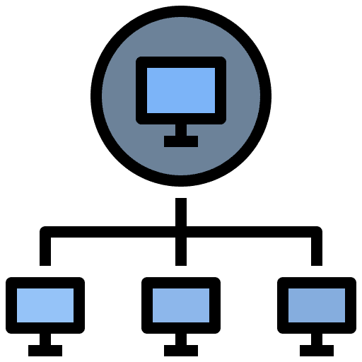 Client remote server client icon