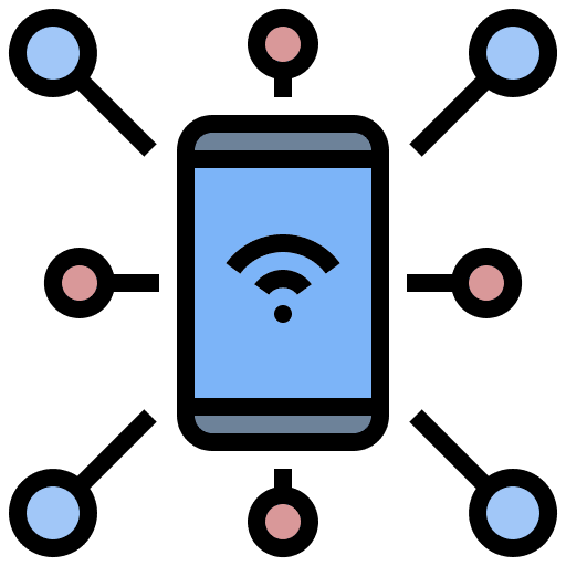 Device iot connection share icon