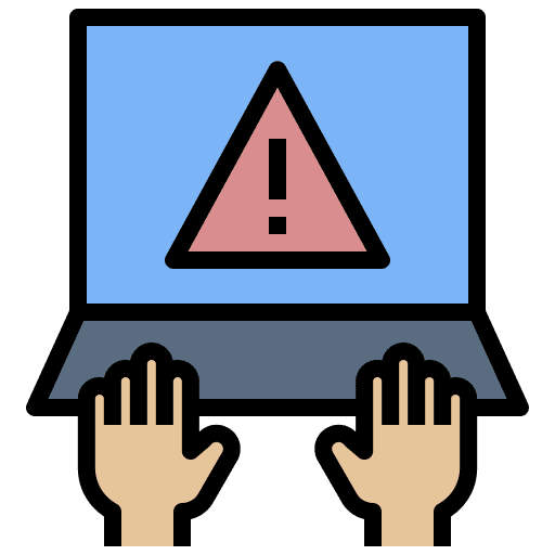 Unauthorized attack password error icon